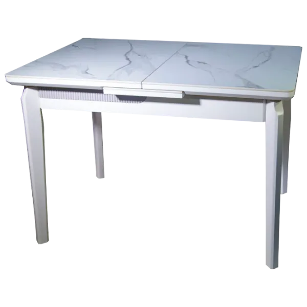 Кухонный стол раскладной Magnus DT A37 Камень/ Белый photo 1 Кухонный стол раскладной Magnus DT A37 Камень/ Белый photo 1