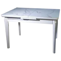 Masă de bucătărie extensibilă Magnus DT A37 Piatră/ White