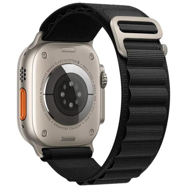 Ремень Apple Watch WA13 Original series alpine loop nylon strap Nailon/ 42, 44, 45, 49 мм/ Черный photo 1