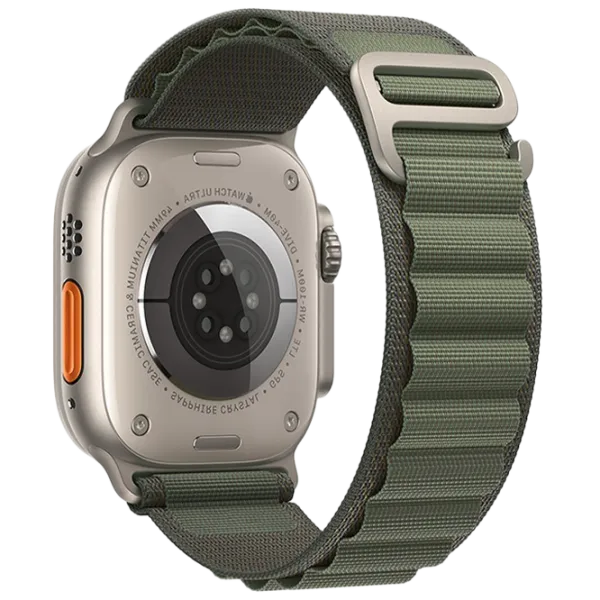 Curelușă Apple Watch WA13 Original series alpine loop nylon strap Nailon/ 42, 44, 45, 49 mm/ Green photo 1 Curelușă Apple Watch WA13 Original series alpine loop nylon strap Nailon/ 42, 44, 45, 49 mm/ Green photo 1