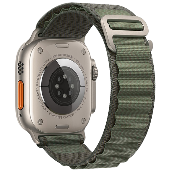 Curelușă Apple Watch WA13 Original series alpine loop nylon strap Nailon/ 42, 44, 45, 49 mm/ Green photo 1 Curelușă Apple Watch WA13 Original series alpine loop nylon strap Nailon/ 42, 44, 45, 49 mm/ Green photo 1