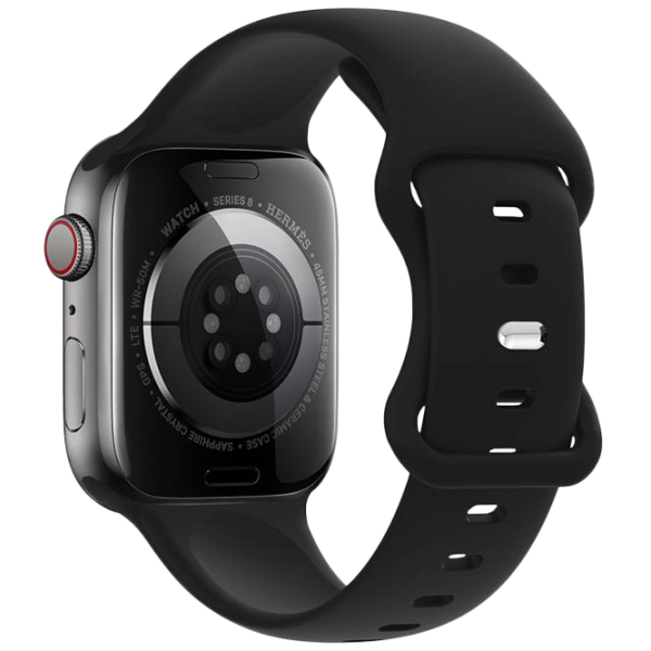 Curelușă Apple Watch WA15 Flexible series 8-character buckle solid color silicone strap Silicon/
38, 40, 41 mm / Black  photo 1 Curelușă Apple Watch WA15 Flexible series 8-character buckle solid color silicone strap Silicon/
38, 40, 41 mm / Black  photo 1
