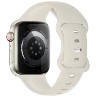 Ремешок Apple Watch WA15 Flexible series 8-character buckle solid color silicone strap Силикон/
38, 40, 41 мм / Star color 