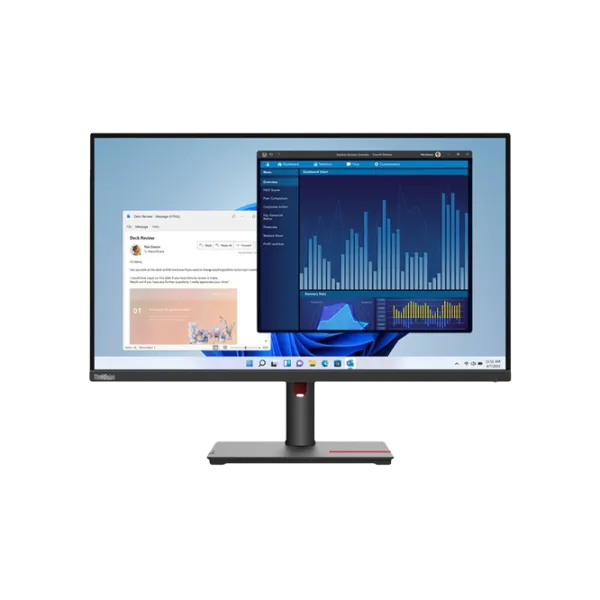 Монитор Lenovo ThinkVision T27p-30 27" 4K 60 Гц/ 4 мс/ Черный photo 1