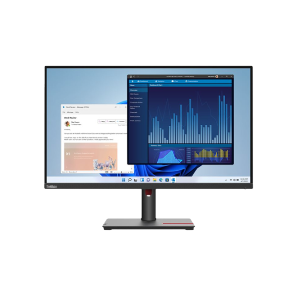 Монитор Lenovo ThinkVision T27p-30 27" 4K 60 Гц/ 4 мс/ Черный photo 1