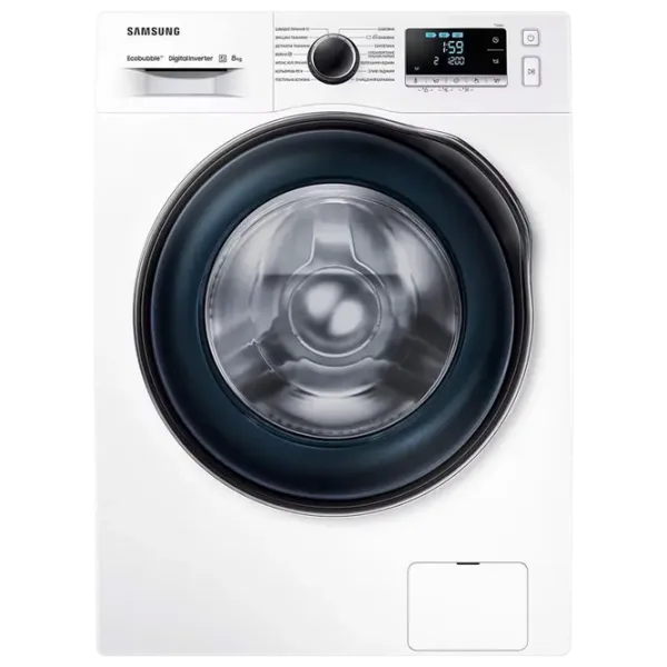Mașină de spălat Samsung WW80J62E0DW/CE 8 kg / 1200 rpm / White photo 1
