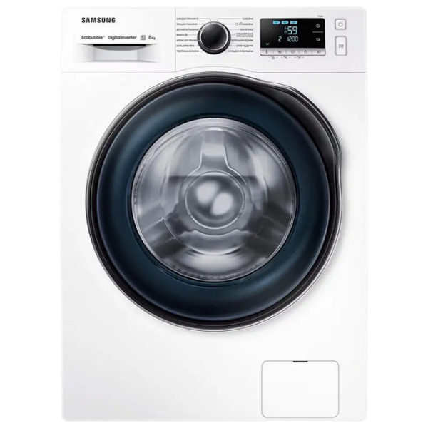 Mașină de spălat Samsung WW80J62E0DW/CE 8 kg / 1200 rpm / White photo 1