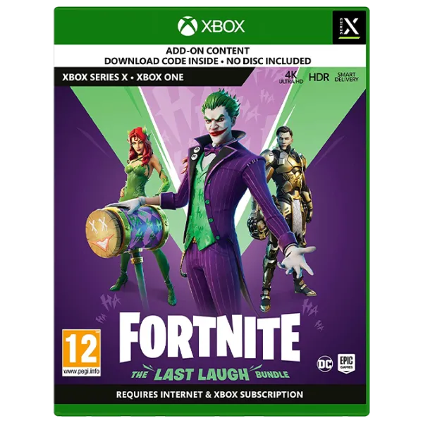 Fortnite The Last Laugh Bundle Warner Bros Game for Xbox One photo 1 Fortnite The Last Laugh Bundle Warner Bros Game for Xbox One photo 1