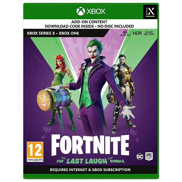 Fortnite The Last Laugh Bundle Warner Bros Game for Xbox One photo 1 Fortnite The Last Laugh Bundle Warner Bros Game for Xbox One photo 1