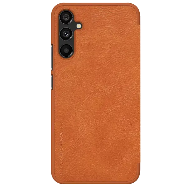 Husă pentru smartphone Samsung Galaxy A34 Nillkin/ Flip Cover/ Piele/ Brown photo 1
