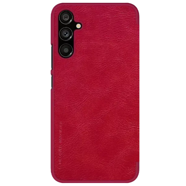 Husă pentru smartphone Samsung Galaxy A34 Nillkin/ Flip Cover/ Piele/ Red photo 1