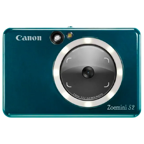 Cameră Foto Instant Canon Zoemini S2 ZV223 RG Teal photo 1
