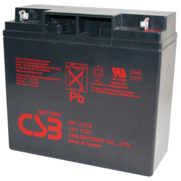 Аккумуляторная батарея для ИБП CSB GP 12170 B1 12 В 17 Ач Черный photo 1