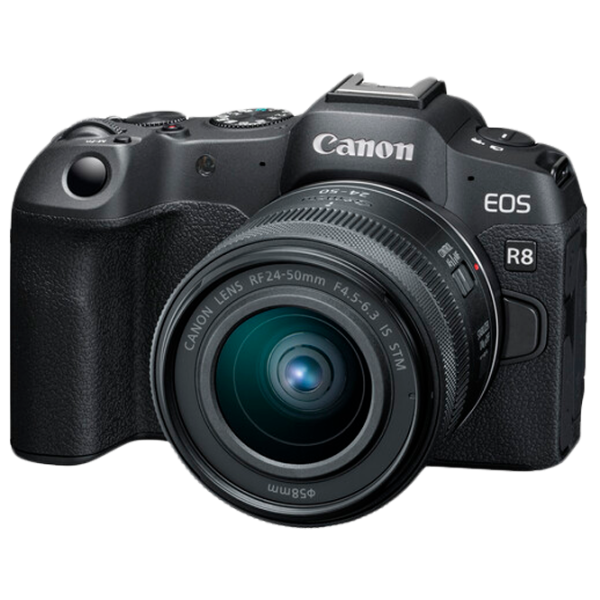 Cameră foto Canon EOS R8 RF 24-50 f/ 4.5-6.3 IS STM Kit CMOS/ Black photo 1