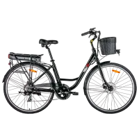 Электровелосипед RKS ZF10 28" Городской/ Черный
