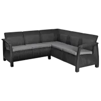 Диван Keter Corfu Relax Пластик/ Графитовый