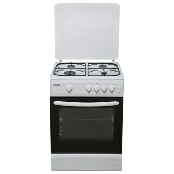 Плита Bauer TG 6640 WI Газовая/ Белый photo 1 Плита Bauer TG 6640 WI Газовая/ Белый photo 1