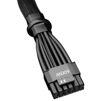 Кабель питания Be quiet! 12VHPWR + 12+4 пин 0.6 м/ Черный