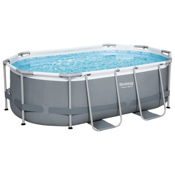 Piscină Bestway 5614ABW 3668 l/ Cu cadru/ Gray photo 1