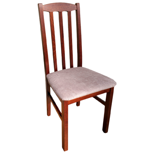 Scaun de bucătărie Magnus Bos 12 18A Stofă/ Brown Orzech photo 1 Scaun de bucătărie Magnus Bos 12 18A Stofă/ Brown Orzech photo 1