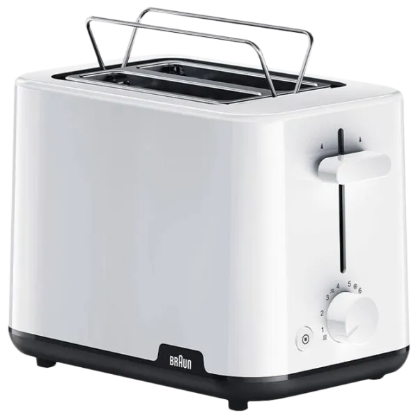 Тостер Braun HT1010WH Механическое/ 900 Вт/ Белый photo 1 Тостер Braun HT1010WH Механическое/ 900 Вт/ Белый photo 1
