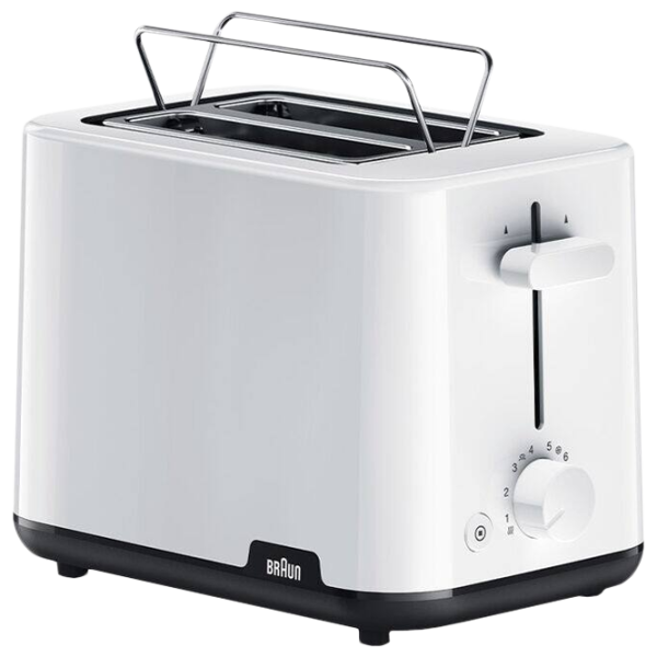 Тостер Braun HT1010WH Механическое/ 900 Вт/ Белый photo 1 Тостер Braun HT1010WH Механическое/ 900 Вт/ Белый photo 1