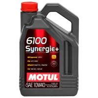 Моторное масло Motul 6100 Synergie+ 10W40 10W-40 4 л синтетическое