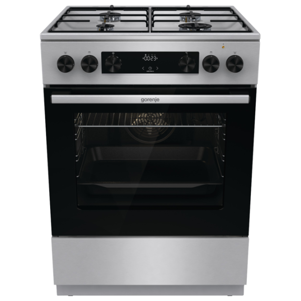 Aragaz Gorenje GKS6C70XJ Pe gaz/ Inox/ Black photo 1 Aragaz Gorenje GKS6C70XJ Pe gaz/ Inox/ Black photo 1