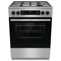 Aragaz Gorenje GKS6C70XJ Pe gaz/ Inox/ Black