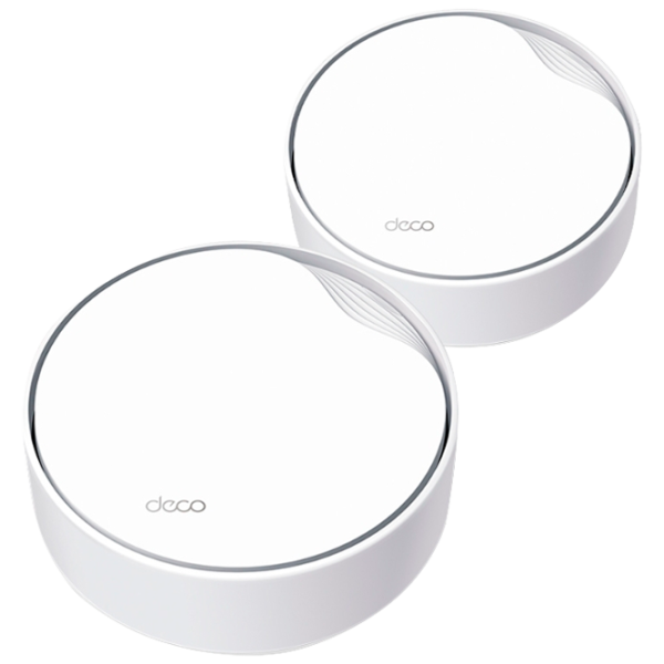 Wi-Fi Роутер TP-Link Deco X50-PoE (2-pack) 574 Мбит/ c/ 2402 Мбит/ с/ Белый photo 1