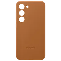 Husă pentru smartphone Samsung Galaxy S23 Samsung/ Back/ Piele/ Camel Brown