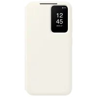 Чехол для смартфона Samsung Galaxy S23 Samsung/ Flip Cover View/ PU/ Cream Белый