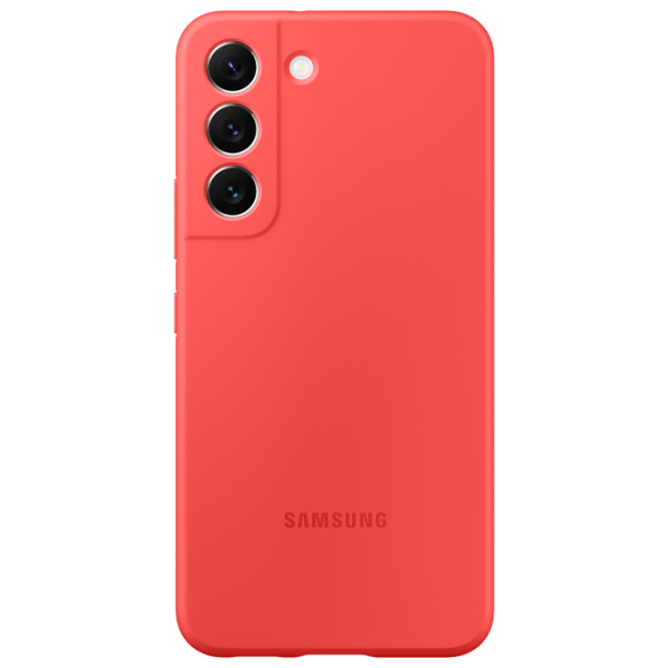 Чехол для смартфона Samsung Galaxy S22 Samsung/ Back/ TPU/ Coral Красный photo 1 Чехол для смартфона Samsung Galaxy S22 Samsung/ Back/ TPU/ Coral Красный photo 1