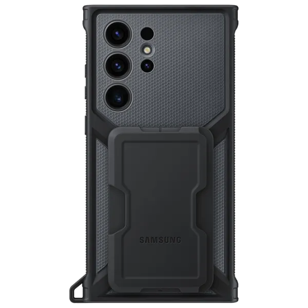 Чехол для смартфона Samsung Galaxy S23 Ultra Samsung/ Back/ PC/ PU/ Titan Черный photo 1