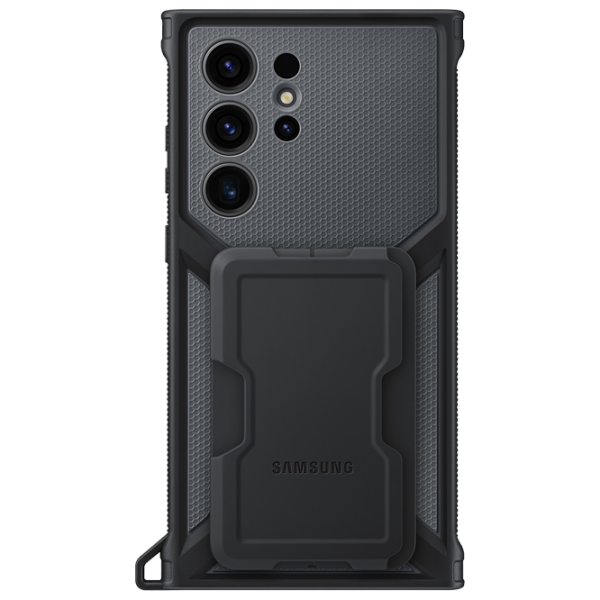 Чехол для смартфона Samsung Galaxy S23 Ultra Samsung/ Back/ PC/ PU/ Titan Черный photo 1