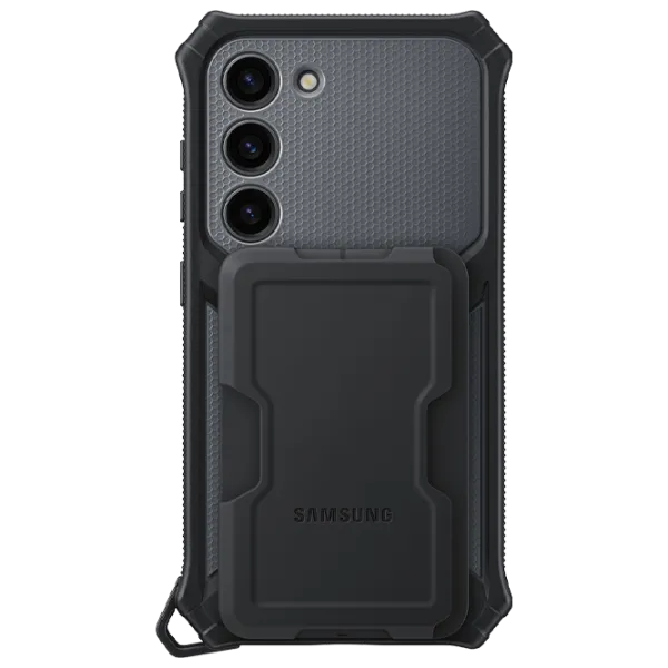 Husă pentru smartphone Samsung Galaxy S23 Samsung/ Back/ PC/ PU/ Titan Black photo 1