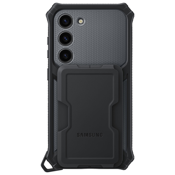 Husă pentru smartphone Samsung Galaxy S23 Samsung/ Back/ PC/ PU/ Titan Black photo 1