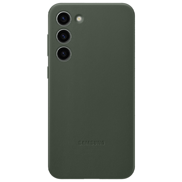 Чехол для смартфона Samsung Galaxy S23 Plus Samsung/ Back/ Кожа/ Зелёный photo 1