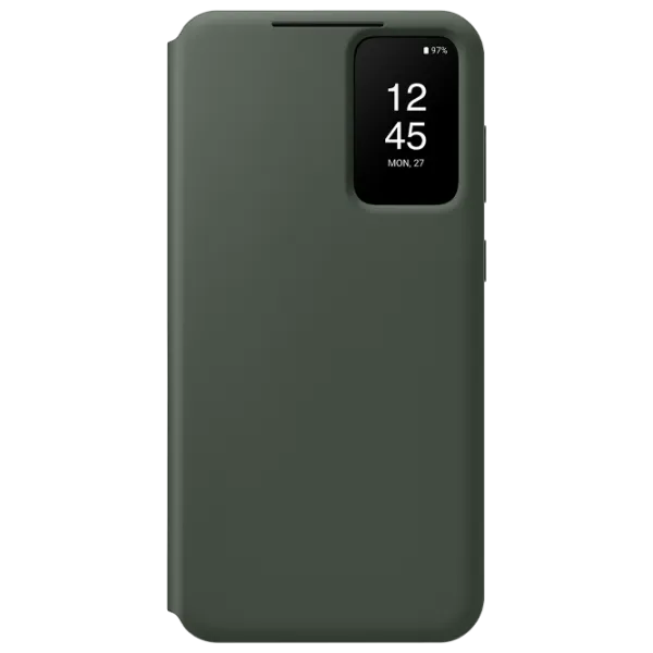 Чехол для смартфона Samsung Galaxy S23 Plus Samsung/ Flip Cover View/ PU/ Khaki Зелёный photo 1