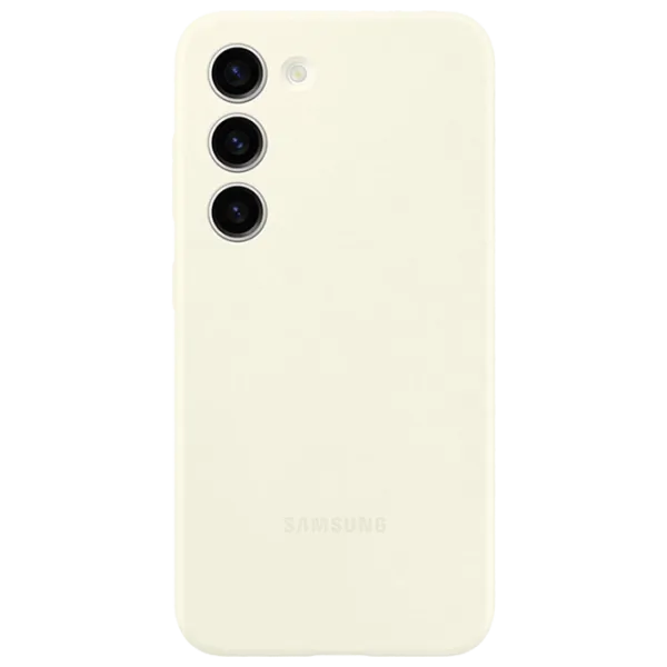 Чехол для смартфона Samsung Galaxy S23 Plus Samsung/ Back/ TPU/ Cotton Белый photo 1
