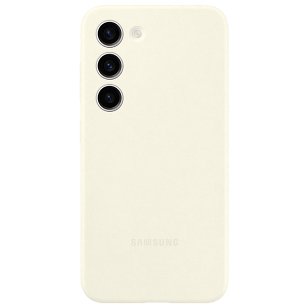Чехол для смартфона Samsung Galaxy S23 Plus Samsung/ Back/ TPU/ Cotton Белый photo 1