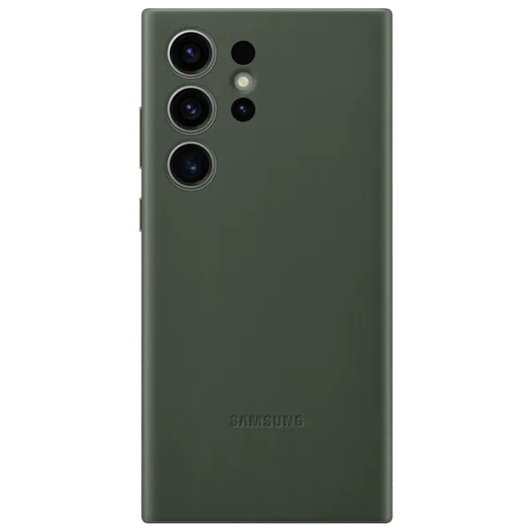 Чехол для смартфона Samsung Galaxy S23 Ultra Samsung/ Back/ Кожа/ Зелёный photo 1