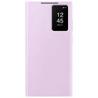 Husă pentru smartphone Samsung Galaxy S23 Ultra Samsung/ Flip Cover View/ PU/ Lavender Purple