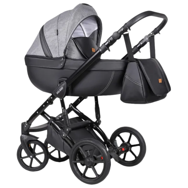 Cărucior pentru copil Quali Milano 2 in 1 M4/ Gray photo 1