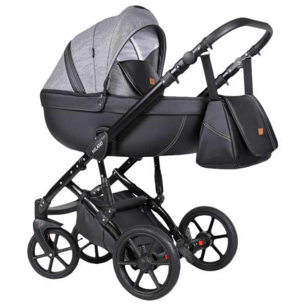 Cărucior pentru copil Quali Milano 2 in 1 M4/ Gray photo 1