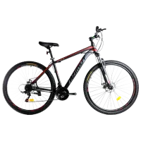 Велосипед Azimut AZ 40D 29" 19" Сталь/ Черный Красный