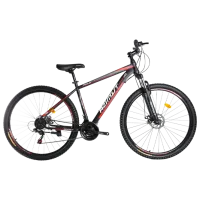 Велосипед Azimut Aqua 27.5" 17" Сталь/ Черный Красный