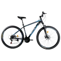Велосипед Azimut Aqua 29" 17" Сталь/ Черный Синий