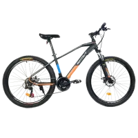 Велосипед Azimut Gemini 29" 19" Сталь/ Черный Оранжевый