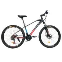 Велосипед Azimut Gemini 29" 19" Сталь/ Черный Красный
